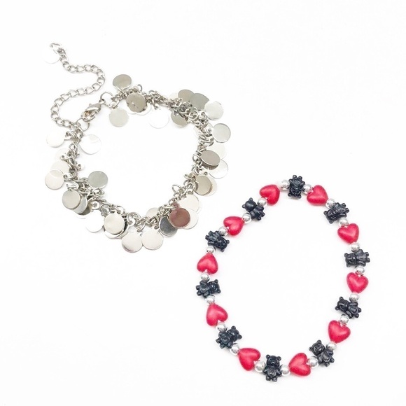 Set of 2 fashion bracelets - Picture 1 of 3